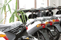 スクーター・バイク展示